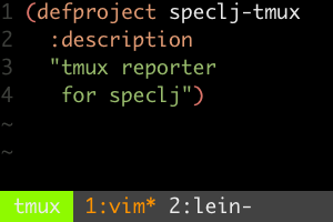 speclj-tmux